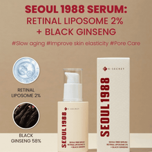 Load image into Gallery viewer, K-SECRET SEOUL 1988 Serum : Retinal Liposome 2% + Black Ginseng 30ml