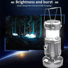 Load image into Gallery viewer, Portable LED Camping Lantern With Fan