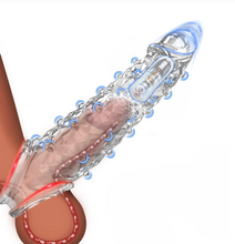 Load image into Gallery viewer, 2025 HOT Deal 💥Reusable Sleeve Extension Vibrator – Makes You Longer, Harder & Unstoppable 😍