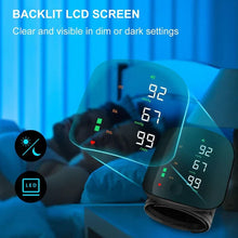 Load image into Gallery viewer, USB-C Rechargeable Wrist Blood Pressure Monitor
