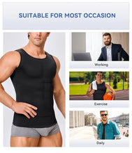 Load image into Gallery viewer, š„Men's Sleeveless Solid Shapewear Undershirt