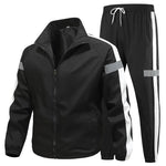 Mens Casual Sports Hooded Set