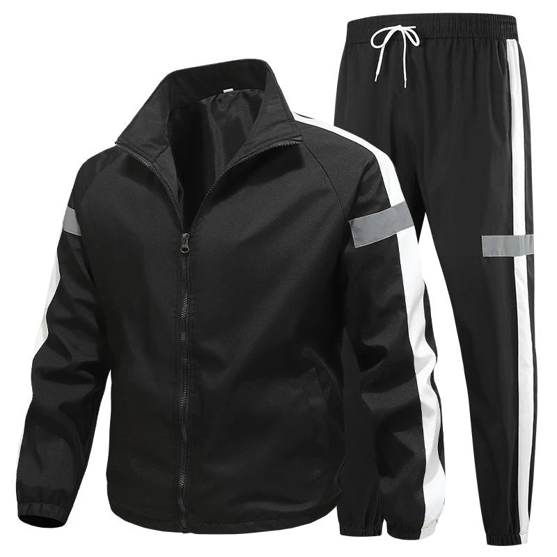 Mens Casual Sports Hooded Set