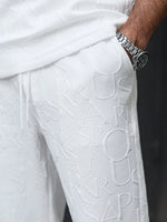 Mens Waffle Knit Two Piece Set