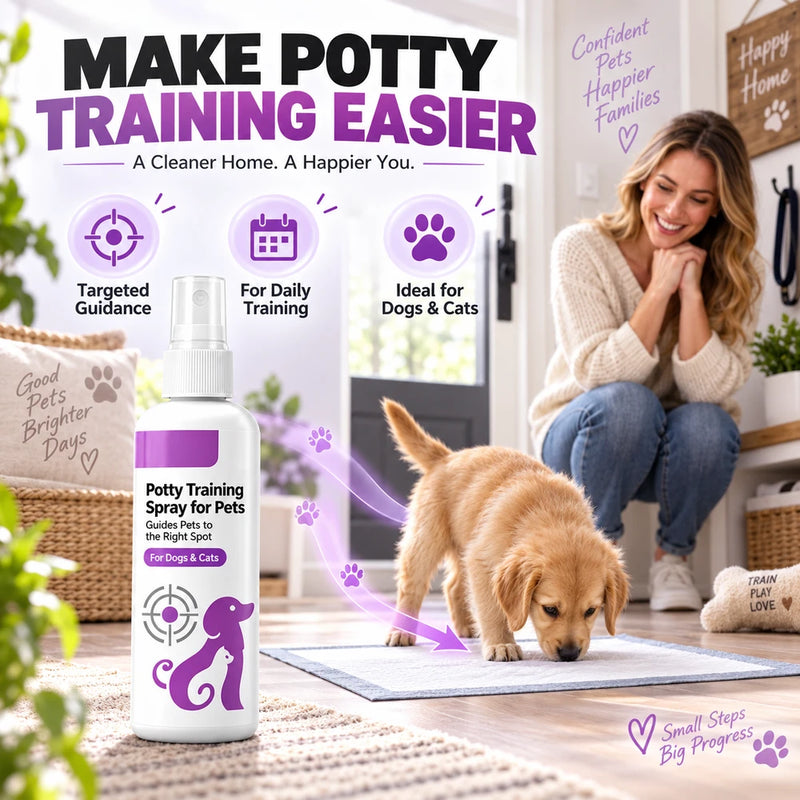 Pet Potty Training Spray (Pack Of 3pcs)