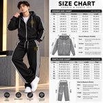 Mens Zip-Up Tracksuit Set