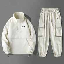 Load image into Gallery viewer, Men’s Techwear Cargo Tracksuit Set
