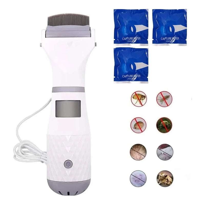 Electric Lice Comb with Filters