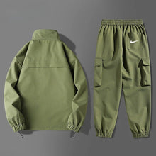 Load image into Gallery viewer, Men’s Techwear Cargo Tracksuit Set

