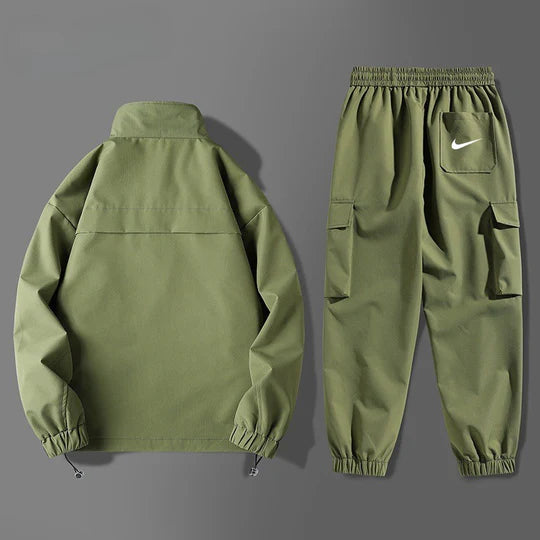 Men’s Techwear Cargo Tracksuit Set
