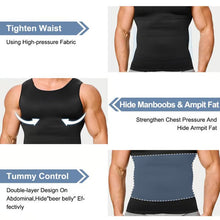 Load image into Gallery viewer, 🔥Men&#39;s Sleeveless Solid Shapewear Undershirt
