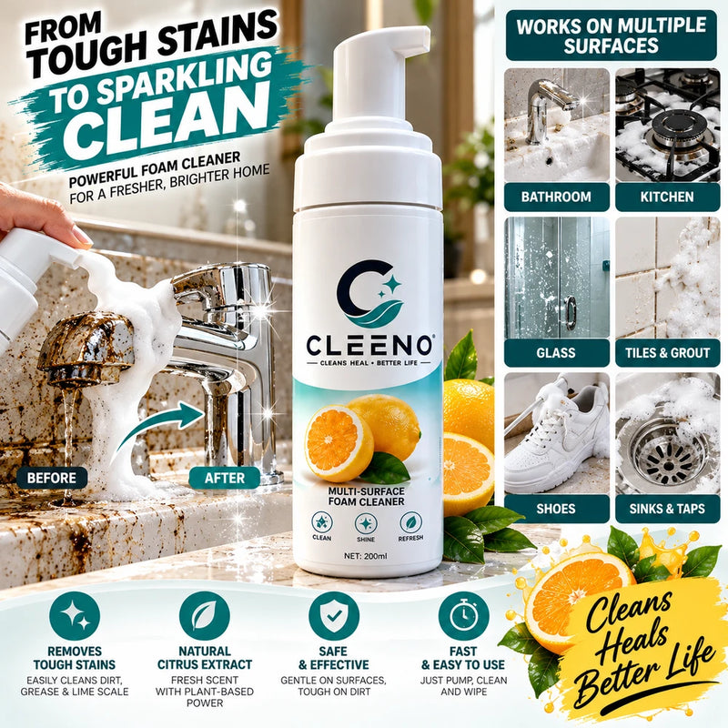 CLEENO Multi-Surface Foam Cleaner (Pack Of 3pcs)