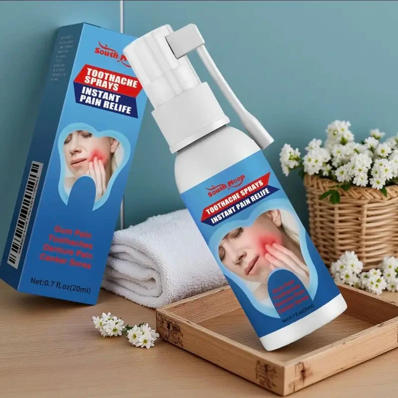 Alcohol-Free Toothache Relief Oral Care Spray (Pack Of 3pcs)