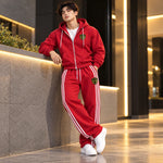Mens Zip-Up Tracksuit Set