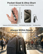 Compact Keychain Charging Cable