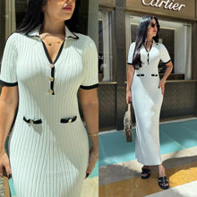 Load image into Gallery viewer, Women&#39;s Summer Dress - Classic Elegance with a Modern Twist
