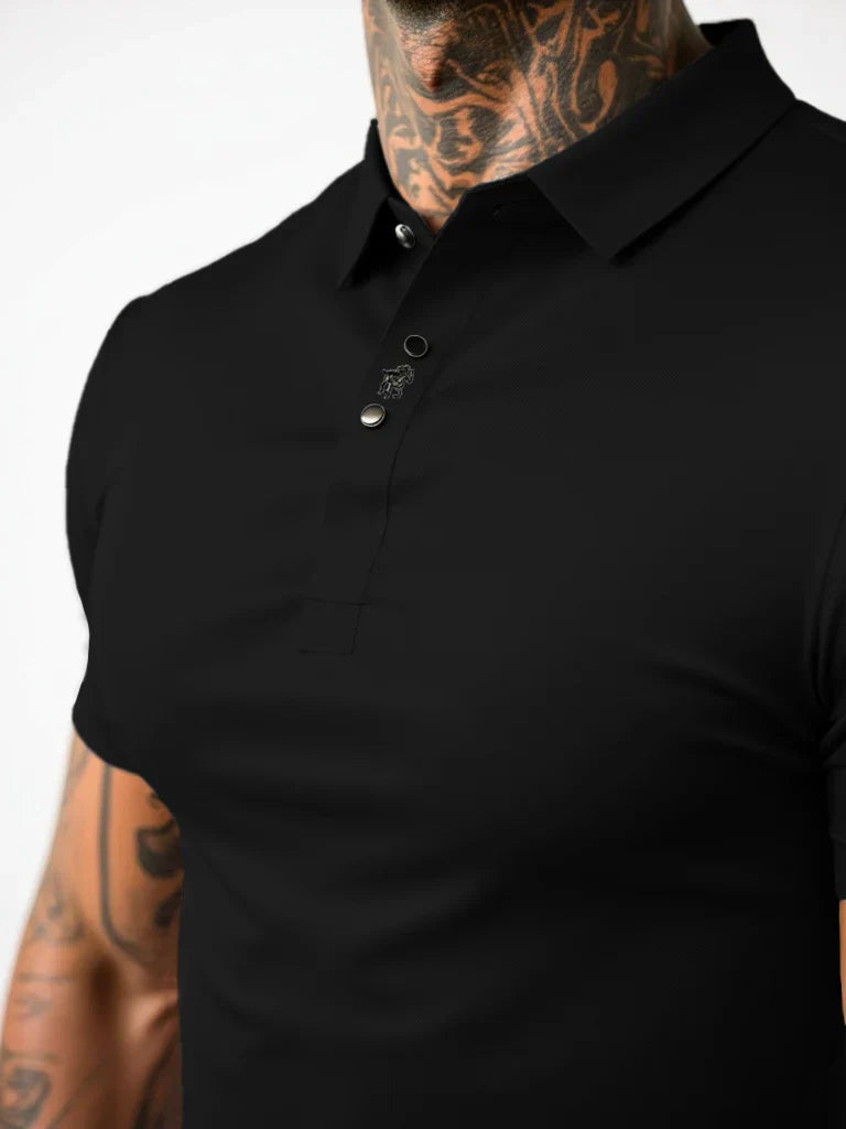 Veneto Classic: Wrinkle-Free Muscle Fit Polo Shirt