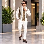 Men’s Luxury Printed 2-Piece Set