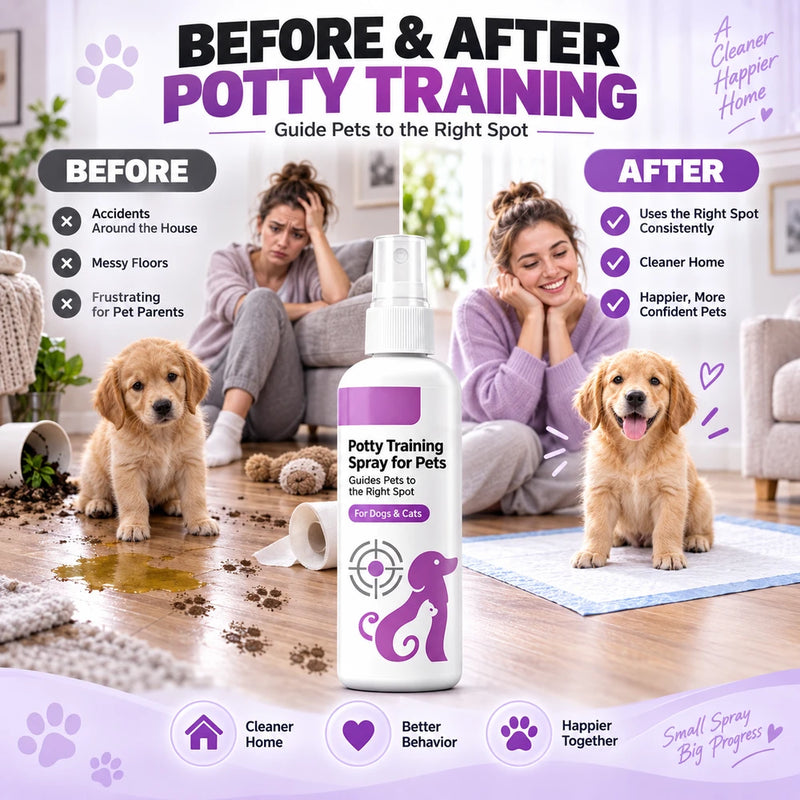Pet Potty Training Spray (Pack Of 3pcs)