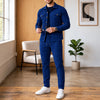Men's Summer Button Down Shirt and Pants Set