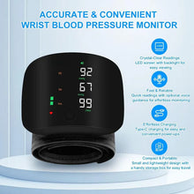 Load image into Gallery viewer, USB-C Rechargeable Wrist Blood Pressure Monitor
