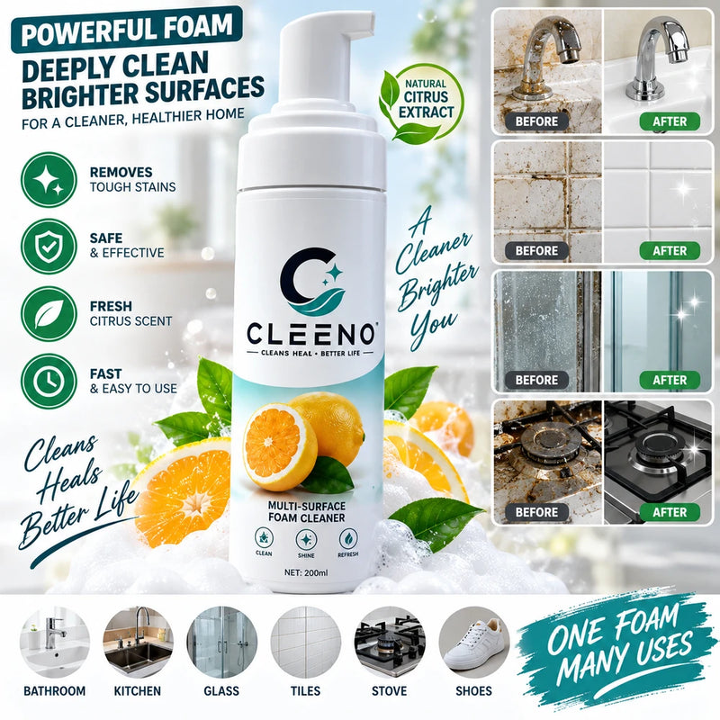 CLEENO Multi-Surface Foam Cleaner (Pack Of 3pcs)