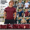 Athletic Slim Fit Crew Neck T-Shirt (Pack Of 5pcs)