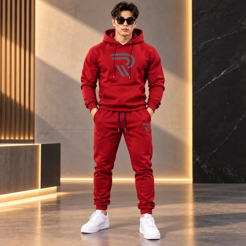 Mens Cotton Tracksuit Set