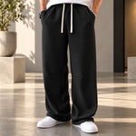 Relaxed Fit Wide-Leg Sweatpants