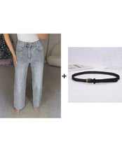 Load image into Gallery viewer, 🔥Straight Leg Jeans With Rhinestones
