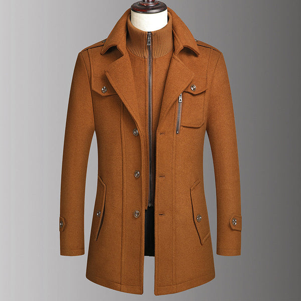 Everyday Classic Wool Trench Coat
