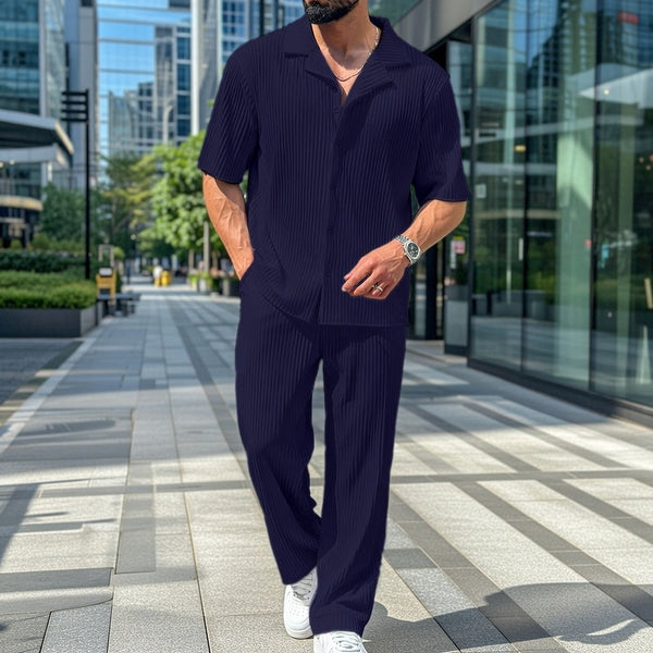 Ribbed Summer Comfort Two-Piece Set