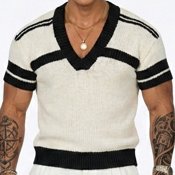 Everyday Comfort Knit V-Neck Tee