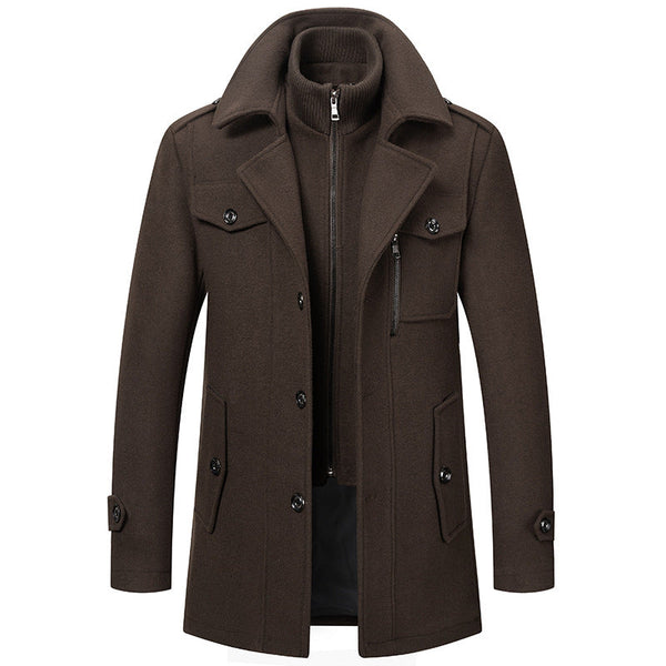 Everyday Classic Wool Trench Coat