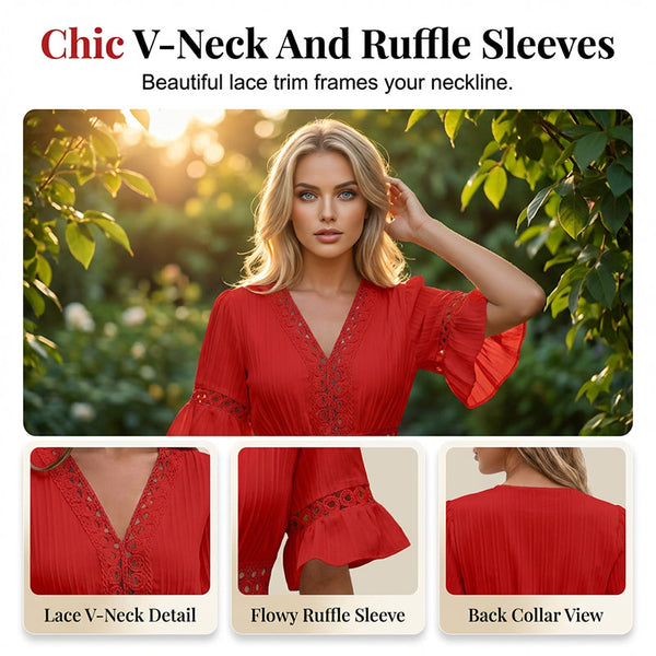 Breeze V-Neck Summer Dress