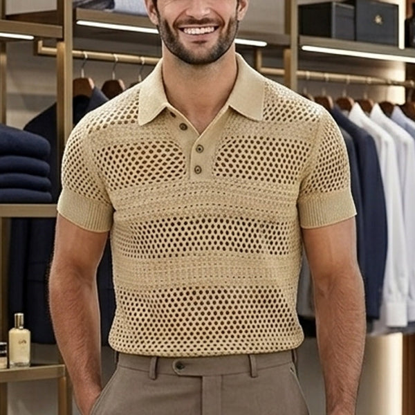 AirWeave Comfort Mesh Polo Shirt