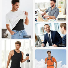 Load image into Gallery viewer, Men&#39;s slimming vest with zipper
