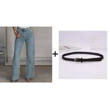 Load image into Gallery viewer, 🔥Straight Leg Jeans With Rhinestones
