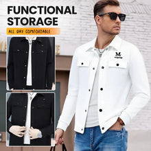 Load image into Gallery viewer, Men&#39;s Windproof Lightweight Button-Down Jacket
