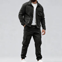 Load image into Gallery viewer, Men’s Retro Jacket &amp; Cargo Pants 2-Piece Set
